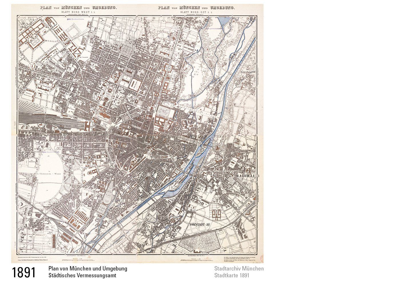 1880 Stadtplan München Gustav Wenng 1880 Stadtplan München Gustav Wenng