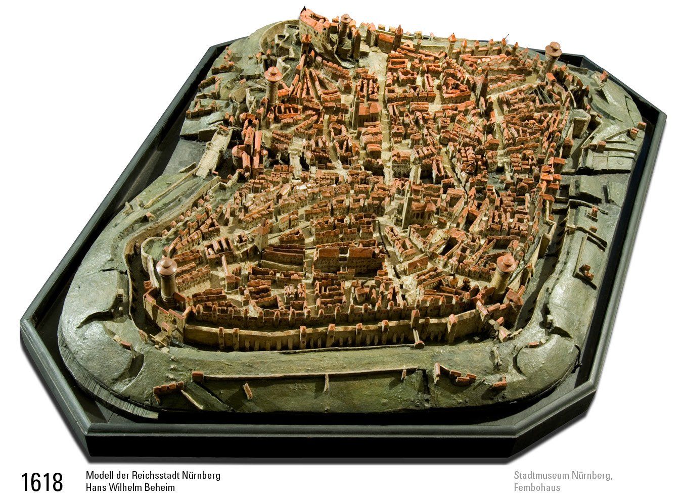 Stadtmodell Nürnberg Stadtmuseum Nürnberg Fembohaus 1618 Stadtmodell
