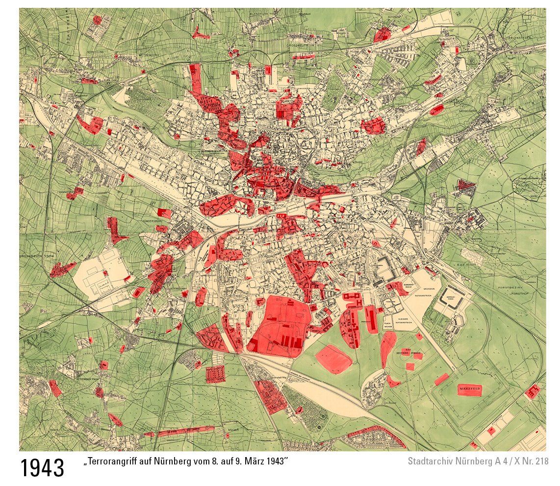 1943 Luftangriff Nürnberg Stadtarchiv Nürnberg 1943 Luftangriff Nürnberg