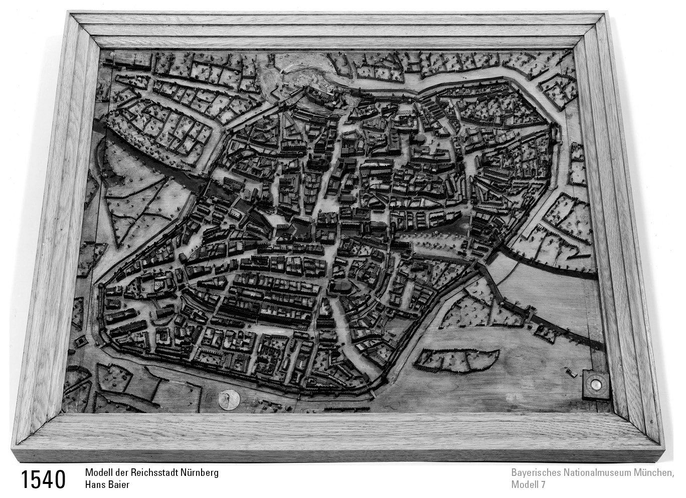 Stadtmodell Nürnberg 1540 Bayerisches Nationalmuseum Stadtmodell Nürnberg 1540