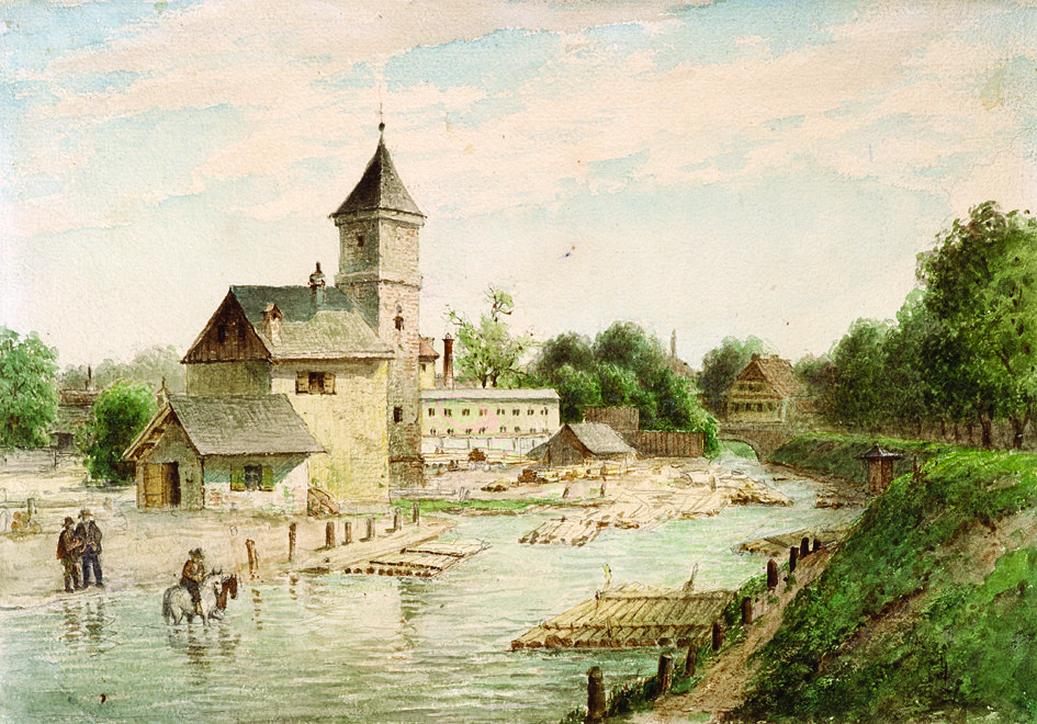 Stadtbäche in München, Westermühlbach, Obere Flosslände