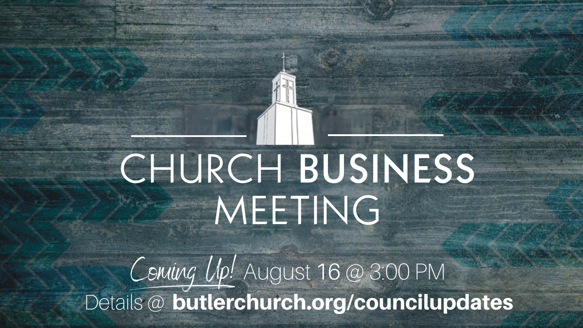 church business meeting coming up