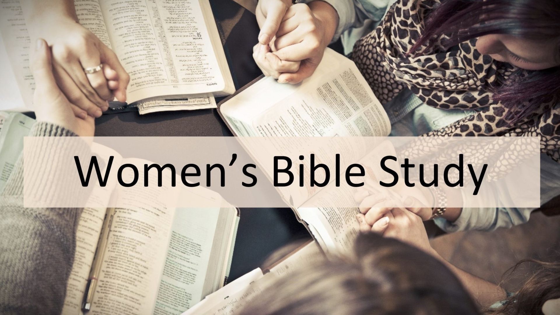 Women's Bible study