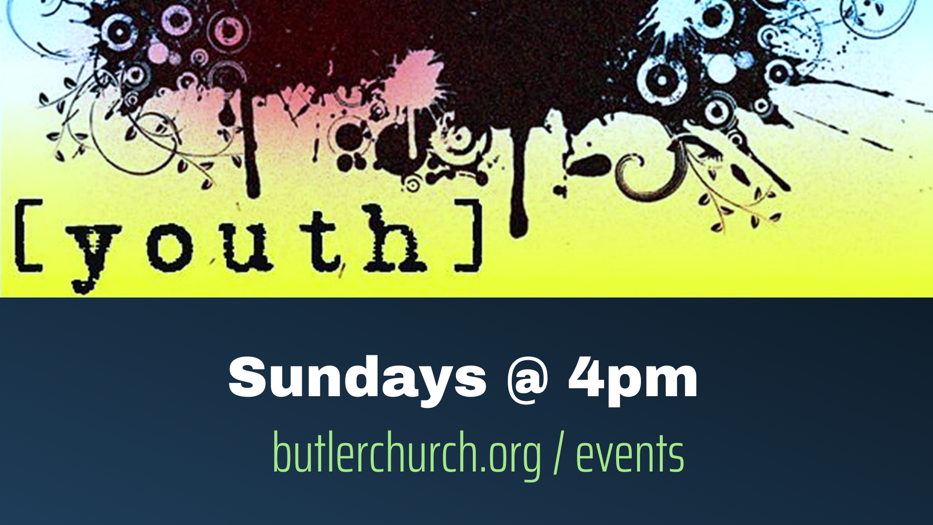 Youth gatherings Sunday afternoons