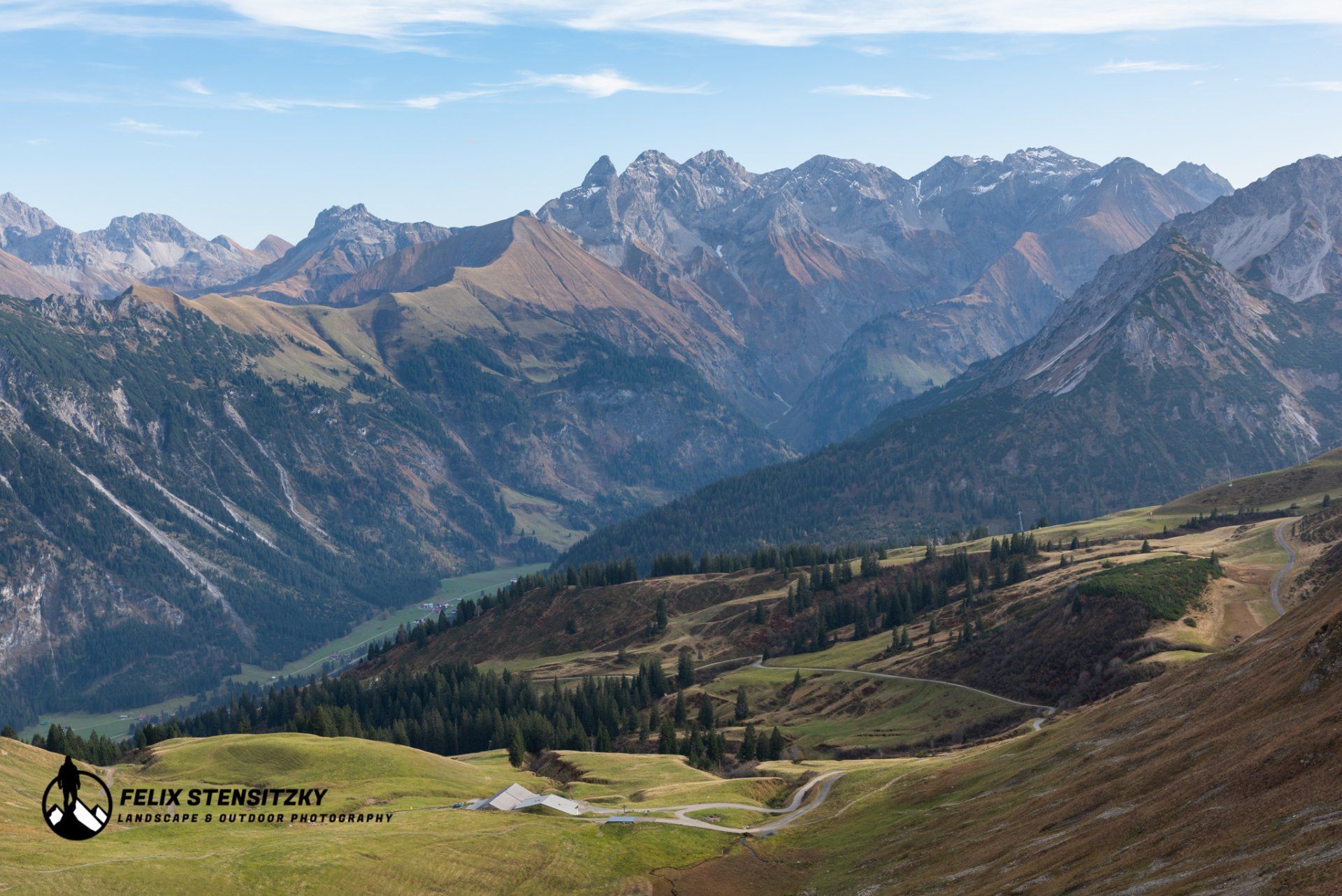 Foto von der Berglandschaft in Oberstdorf
