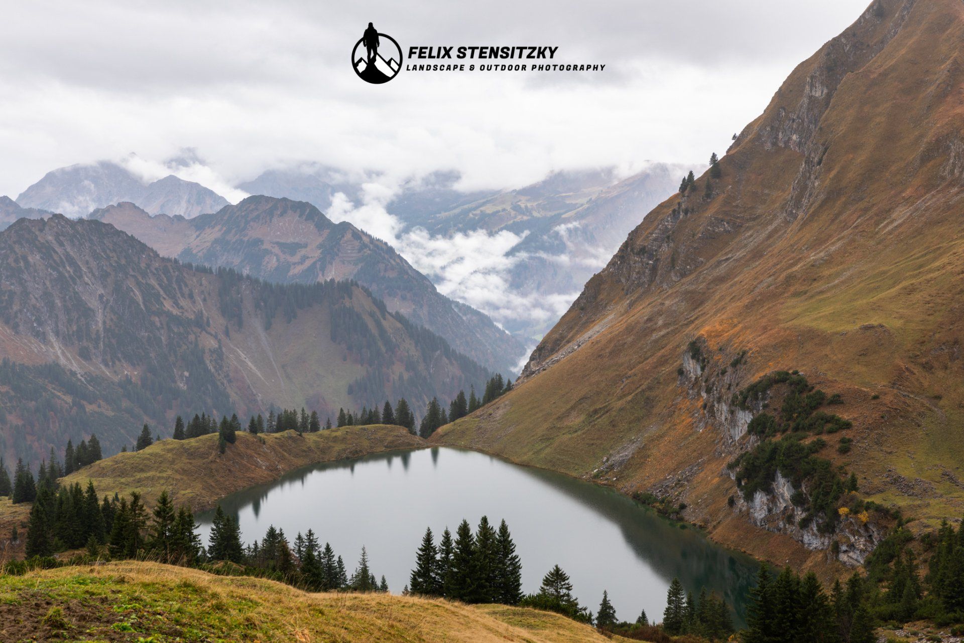 Landschaftsfoto vom Seealpsee am Nebelhorn