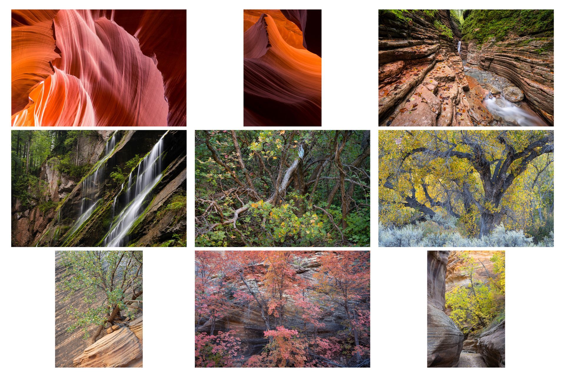 preview picture of the gallery canyons with 3x3 pictures