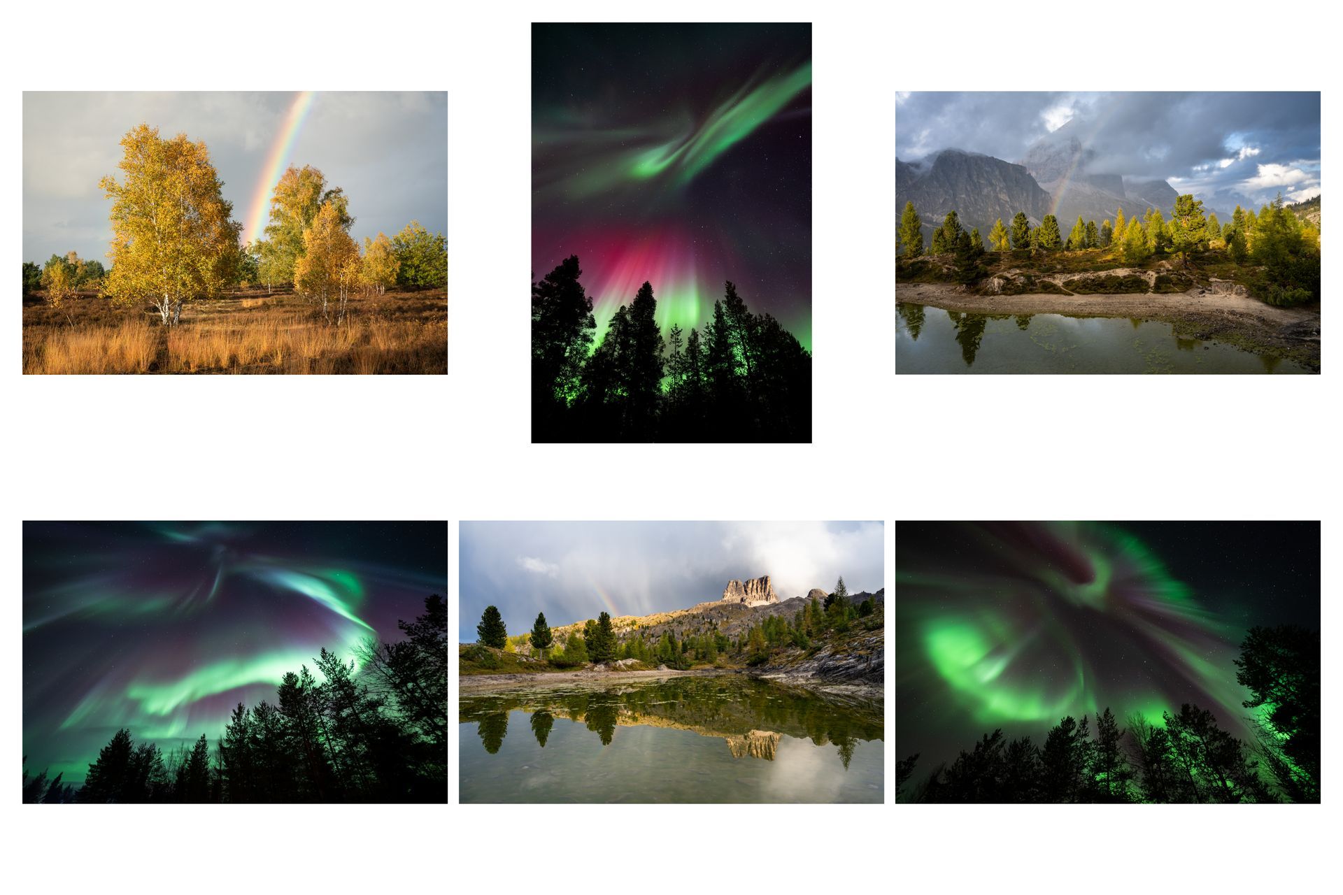 Vorschaubild für Bildergalerie Himmel und Lichter mit 3x3 Bildern