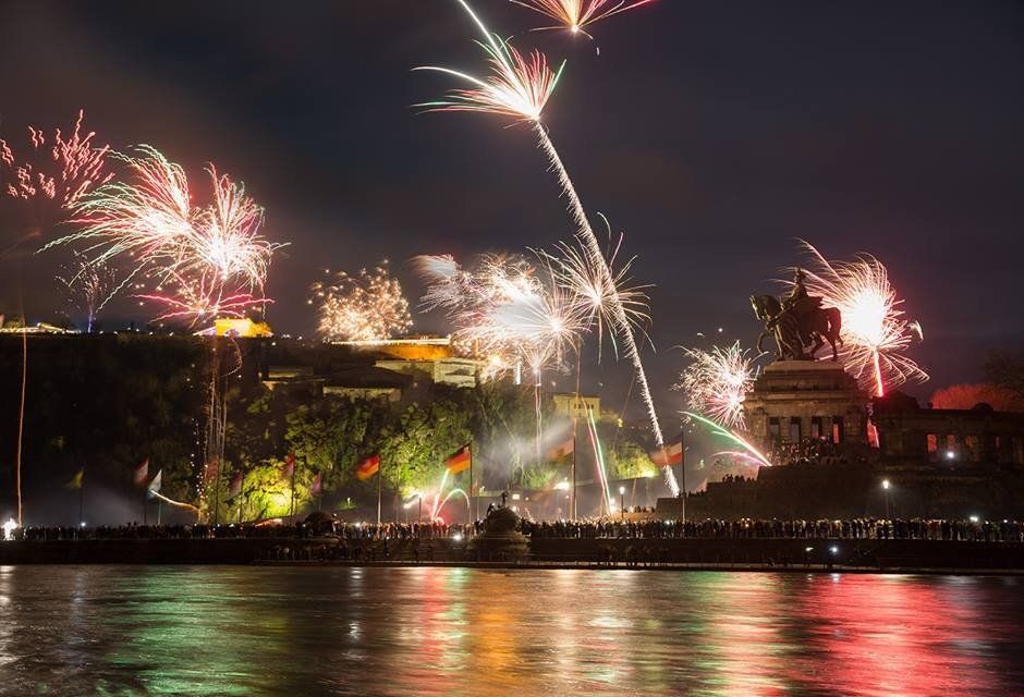 Rhein in Flammen am Deutschen Eck / Foto: Gerhard Weng, Weißenthurm
