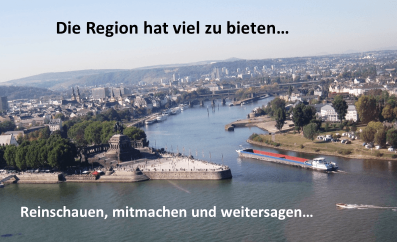 Pro Mittelrhein: Koblenz Deutsches Eck / Foto: Redaktion Pro Mittelrhein: Koblenz Deutsches Eck / Foto: Redaktion