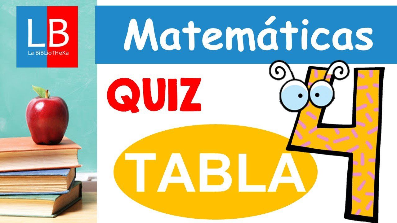 QUIZ de la TABLA del 4