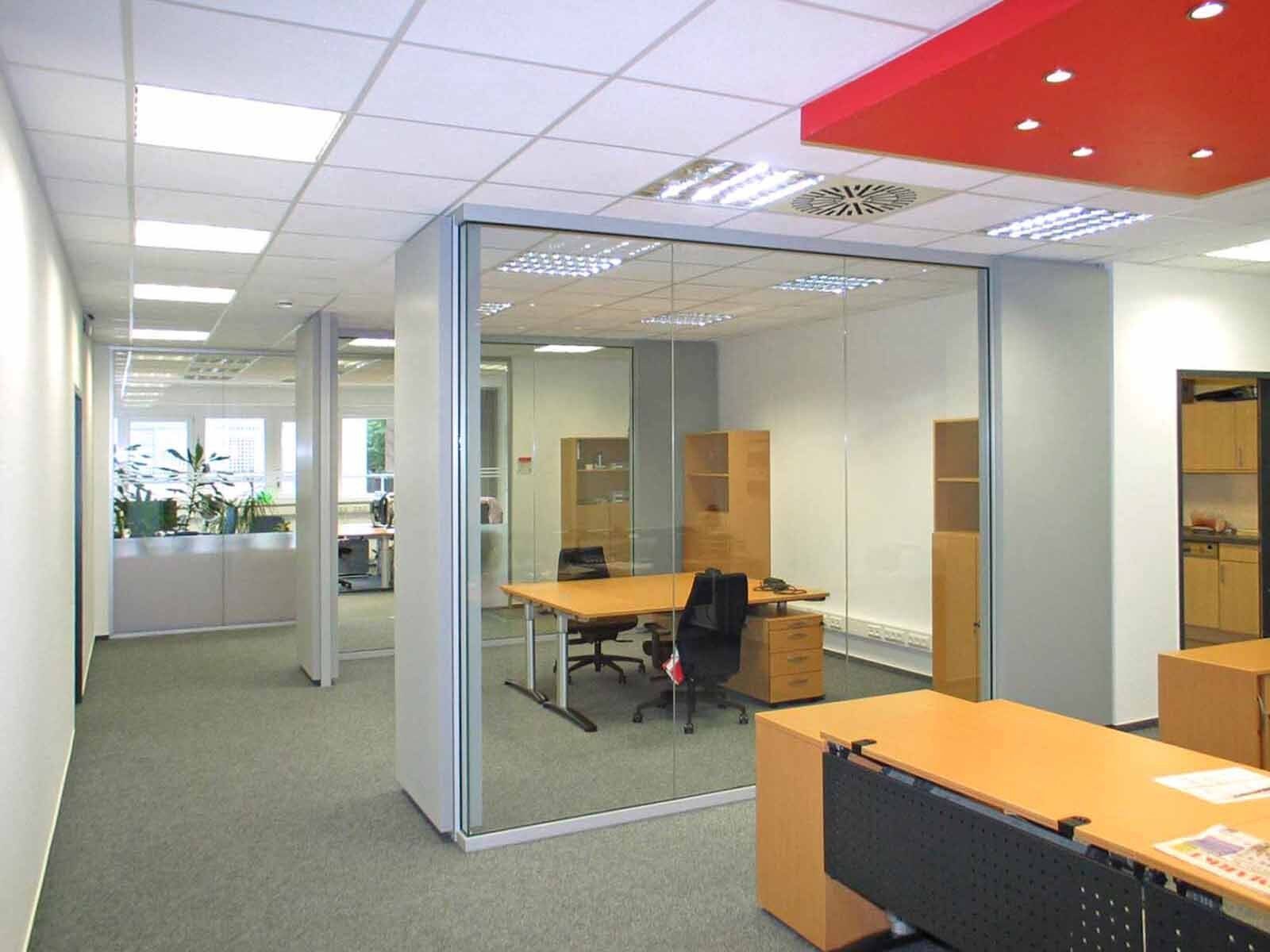 Büroausbau Glas