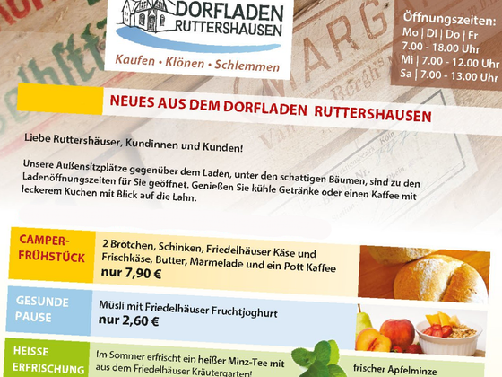 Newsletter Dorfladen Ruttershausen