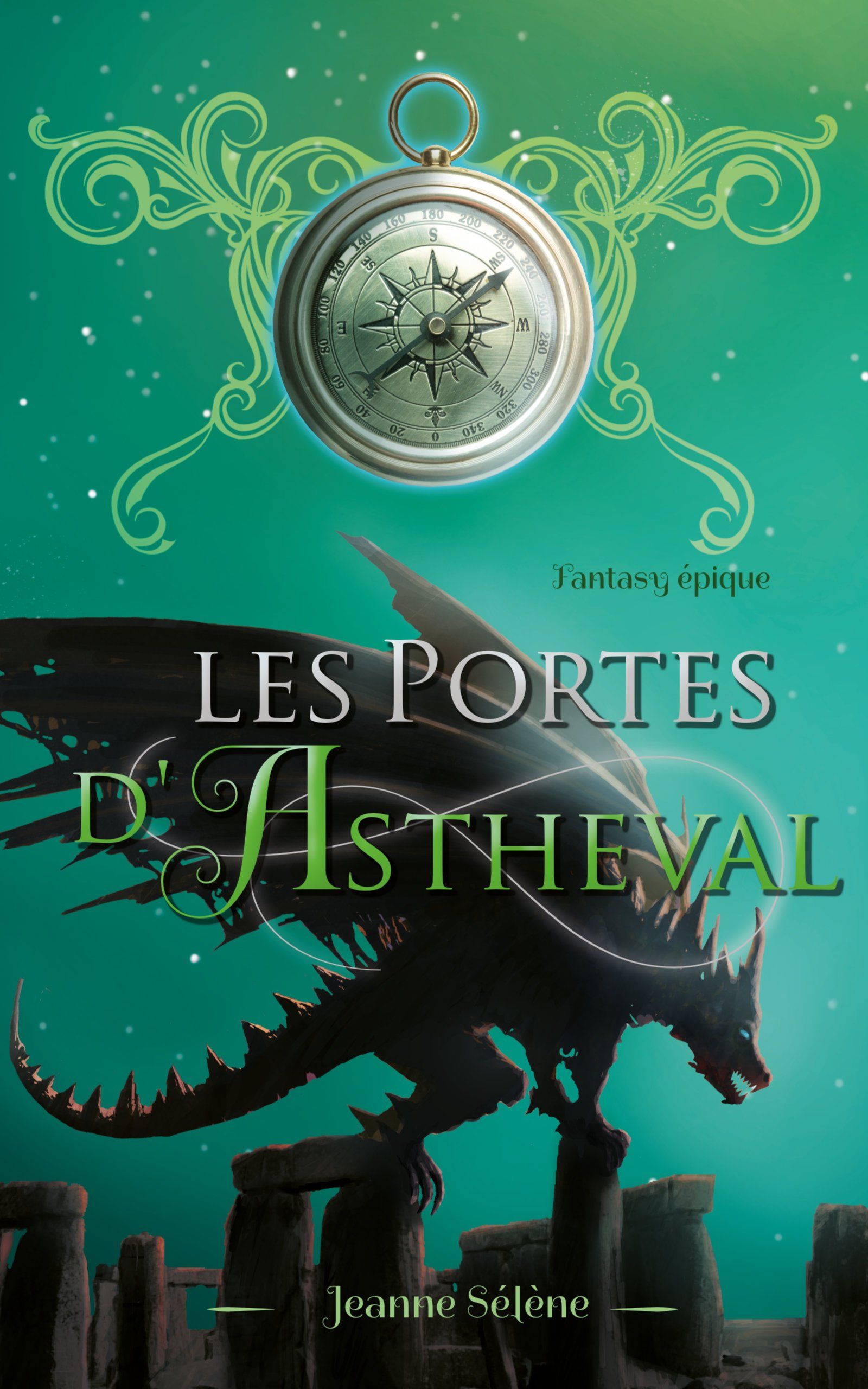 la couverture des portes d'Astheval pour valider les mots monstre, créature, expédition et aventure du pumpkin autumn challenge 2023
