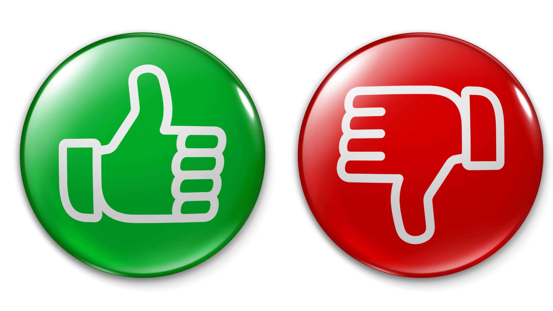 Thumbs Up, thumbs down