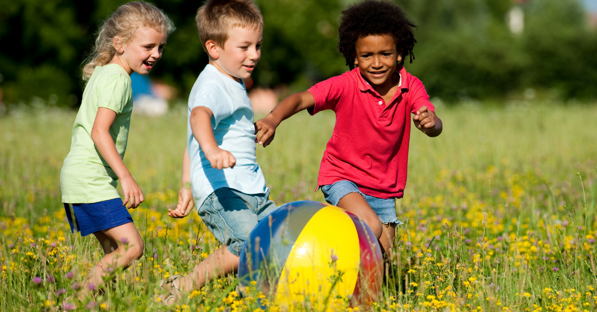 Children playing outside