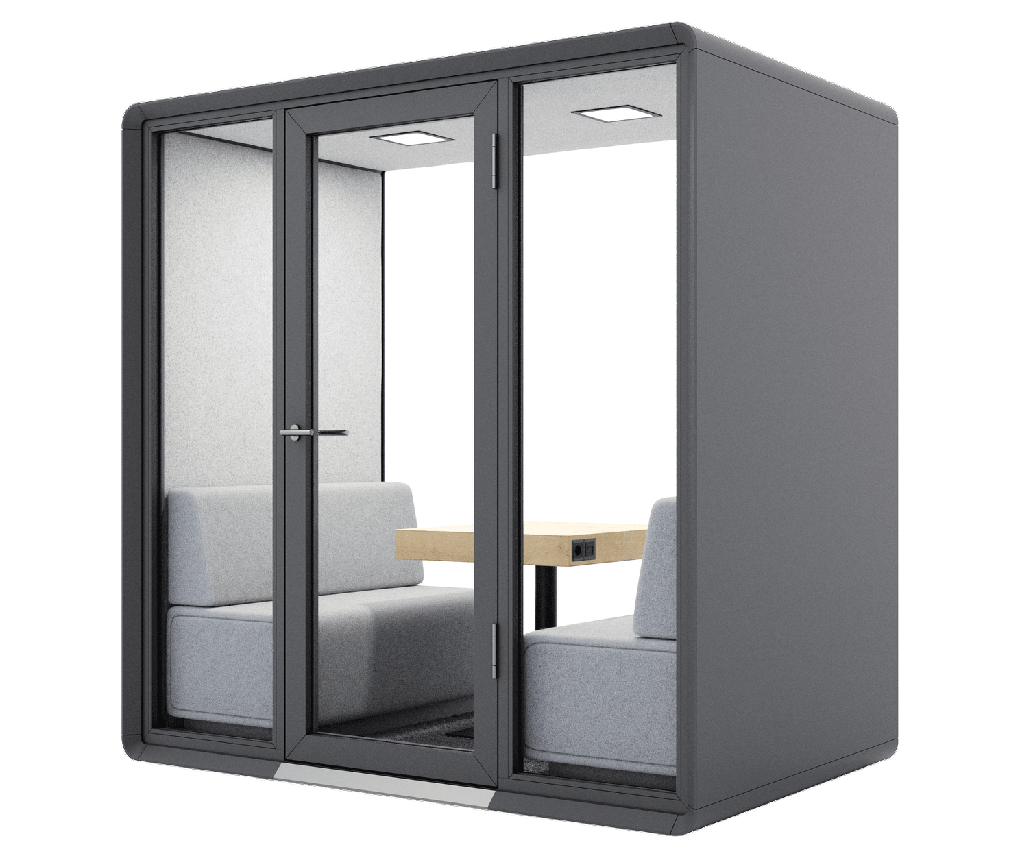 Schallschutzkabine George für 4 Personen Telefonbox im Büro-Jetzt kaufen