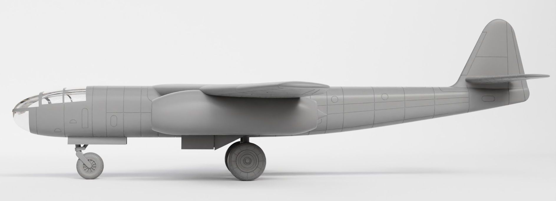 Ar E.395 side view. Ar E.395 side view.