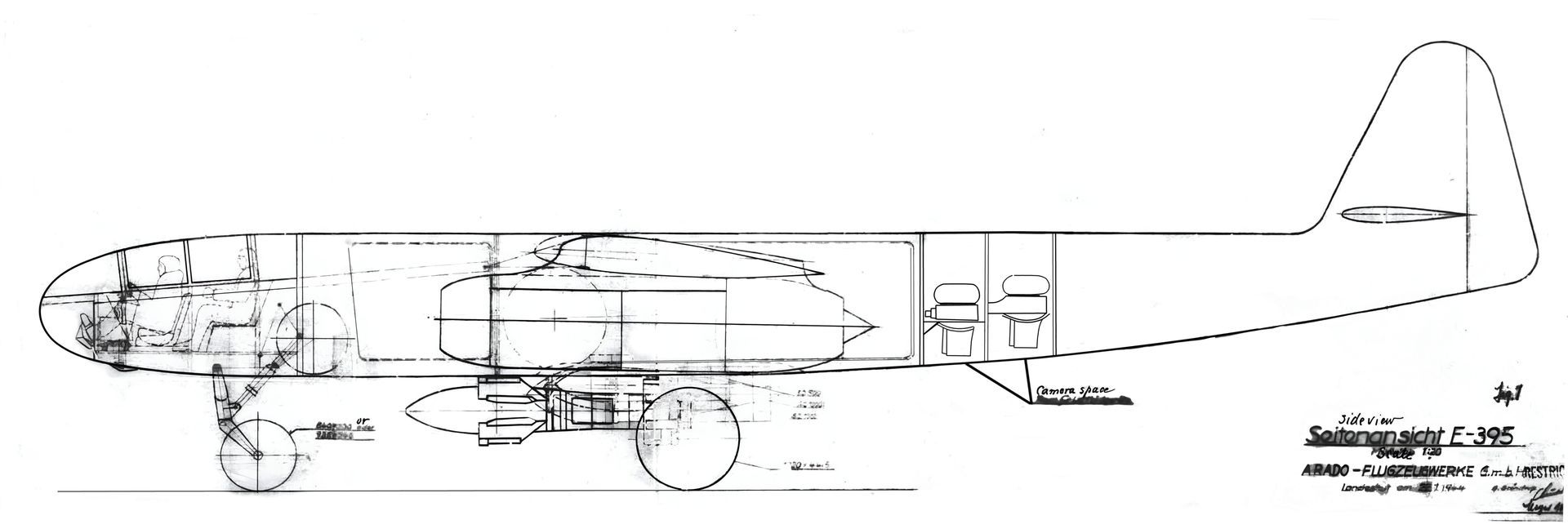 Original sideview with Jumo 012 engines. The image has been cleaned and scaled. Original sideview with Jumo 012 engines. The image has been cleaned and scaled.