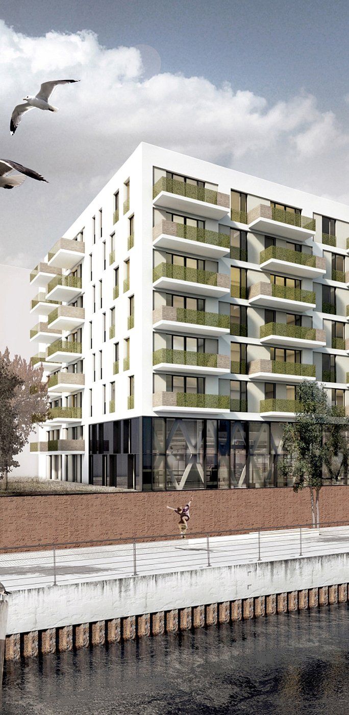 ORP ARCHITEKTEN Neubau mit 30 Wohneinheiten und 4 Gewerbeeinheiten