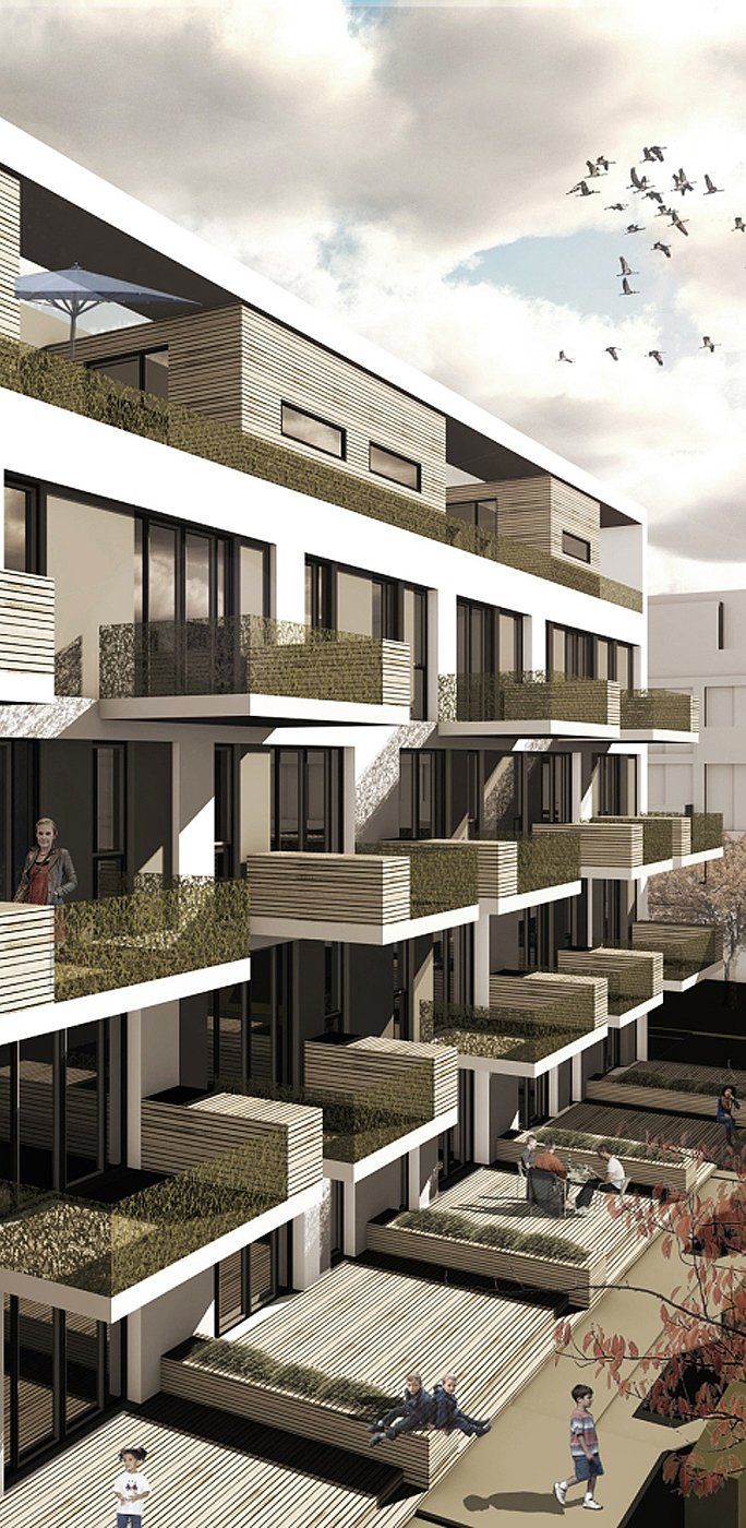 ORP ARCHITEKTEN Neubau eines Mehrfamilienhauses mit 26 Wohneinheiten