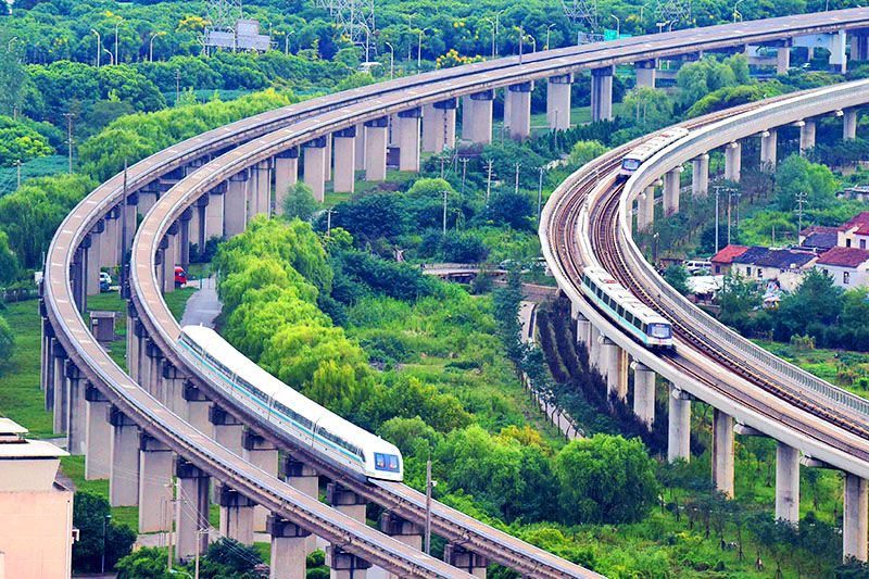 Bild: Transrapid, Shanghai