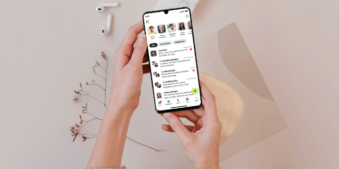 Mit der neuen XING App setzt XING auf mobile first