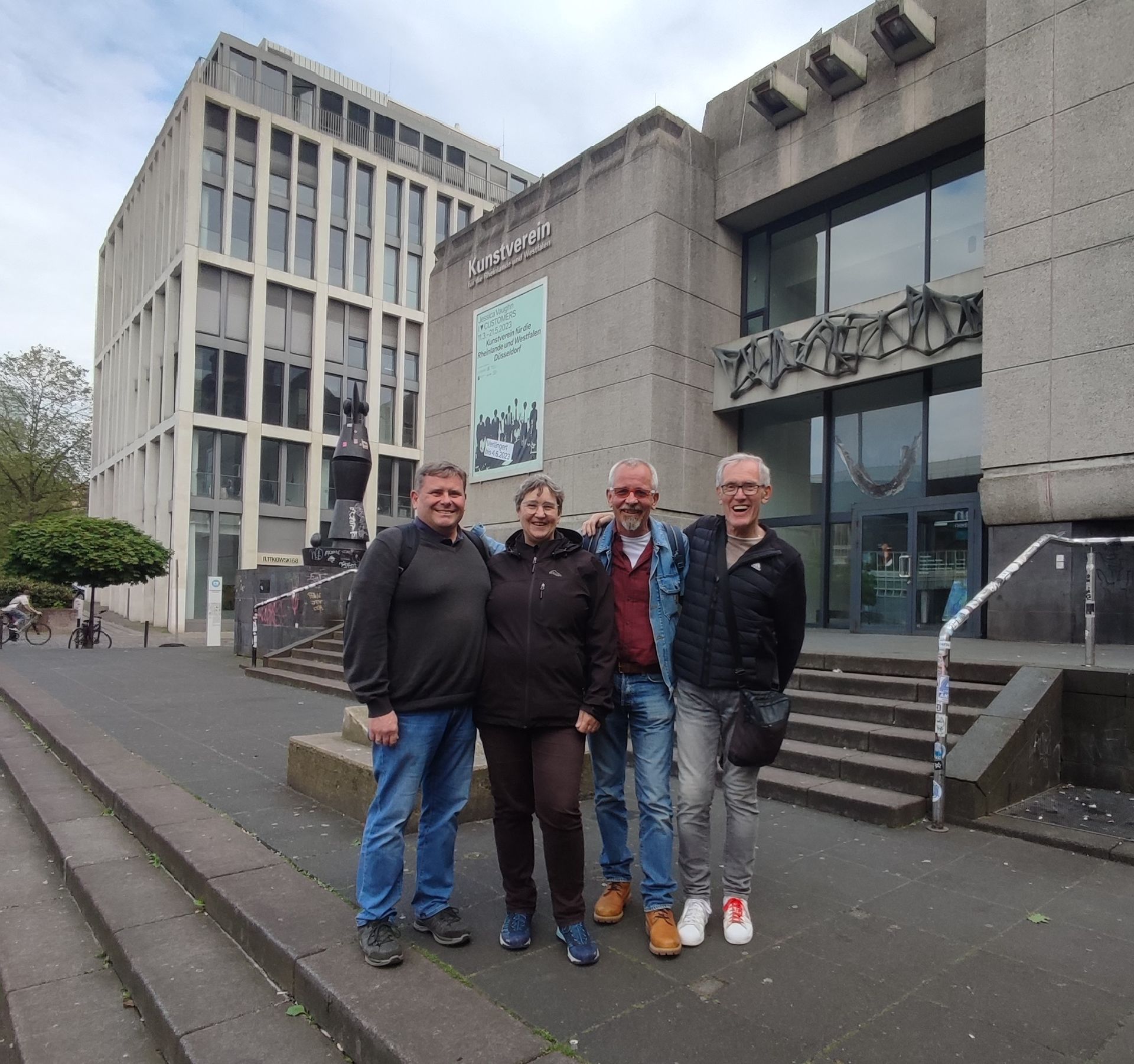 Gäste und Greeter an der Kunsthalle