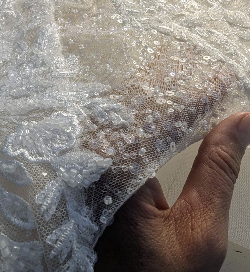 Brautkleid mit Spitze