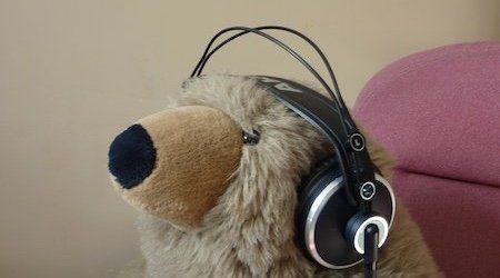 Bear Listening to Bob's Production Music