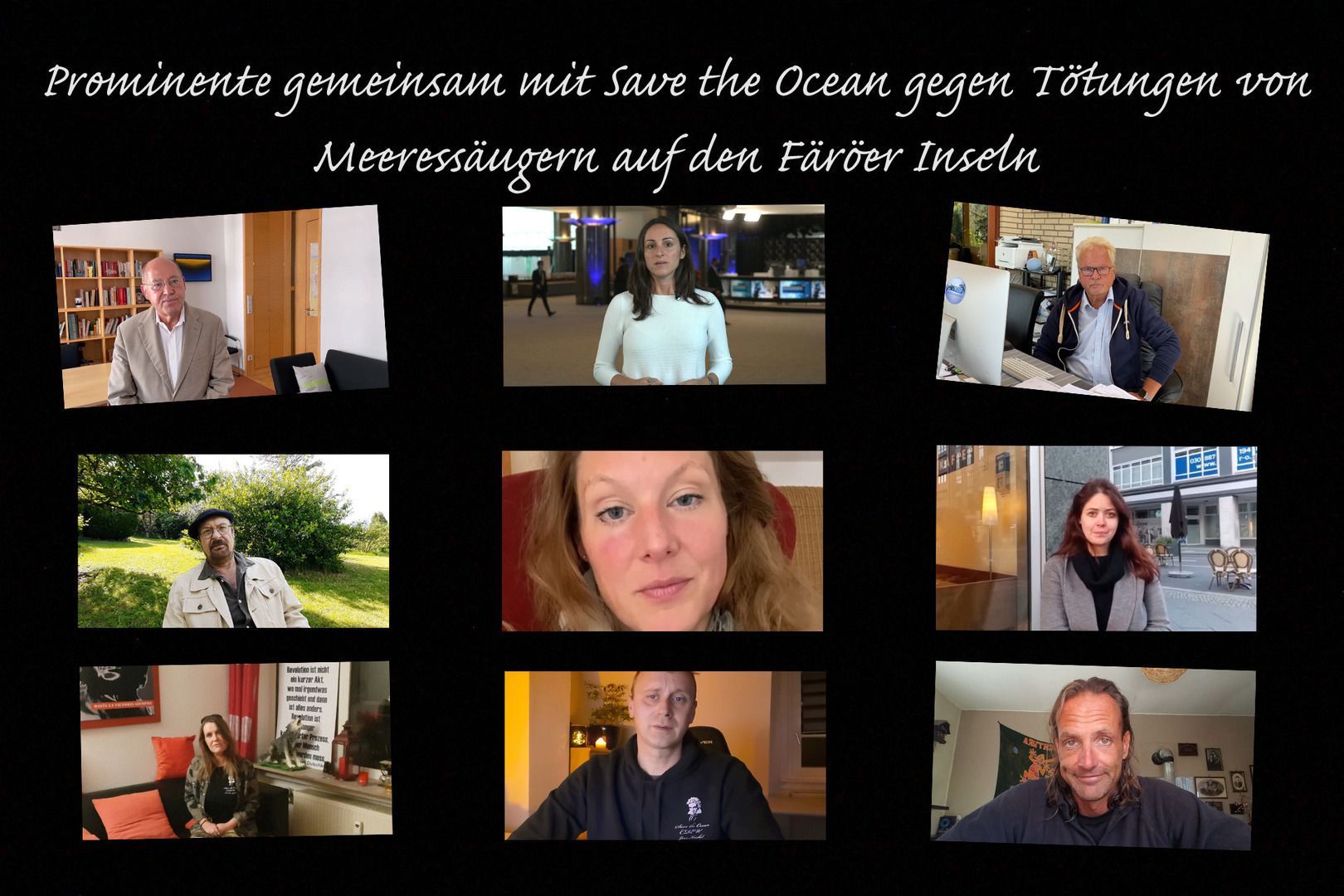 Save the Ocean, Jörn Kriebel, Save the Ocean, Färöer Inseln, Grind Wale Delfine, Delfine, Orca Wal, Beluga Wal, Blut, Abschaltungen, Mord, Dänemark, Sea Shepherd, Gregor Gysi, Tessa Mittelstaedt,,Leonie Mrow, Eleonora Evi, Stefan Bernhart Eck, Jürgen, Jürgen Ortmüller WDSF,
