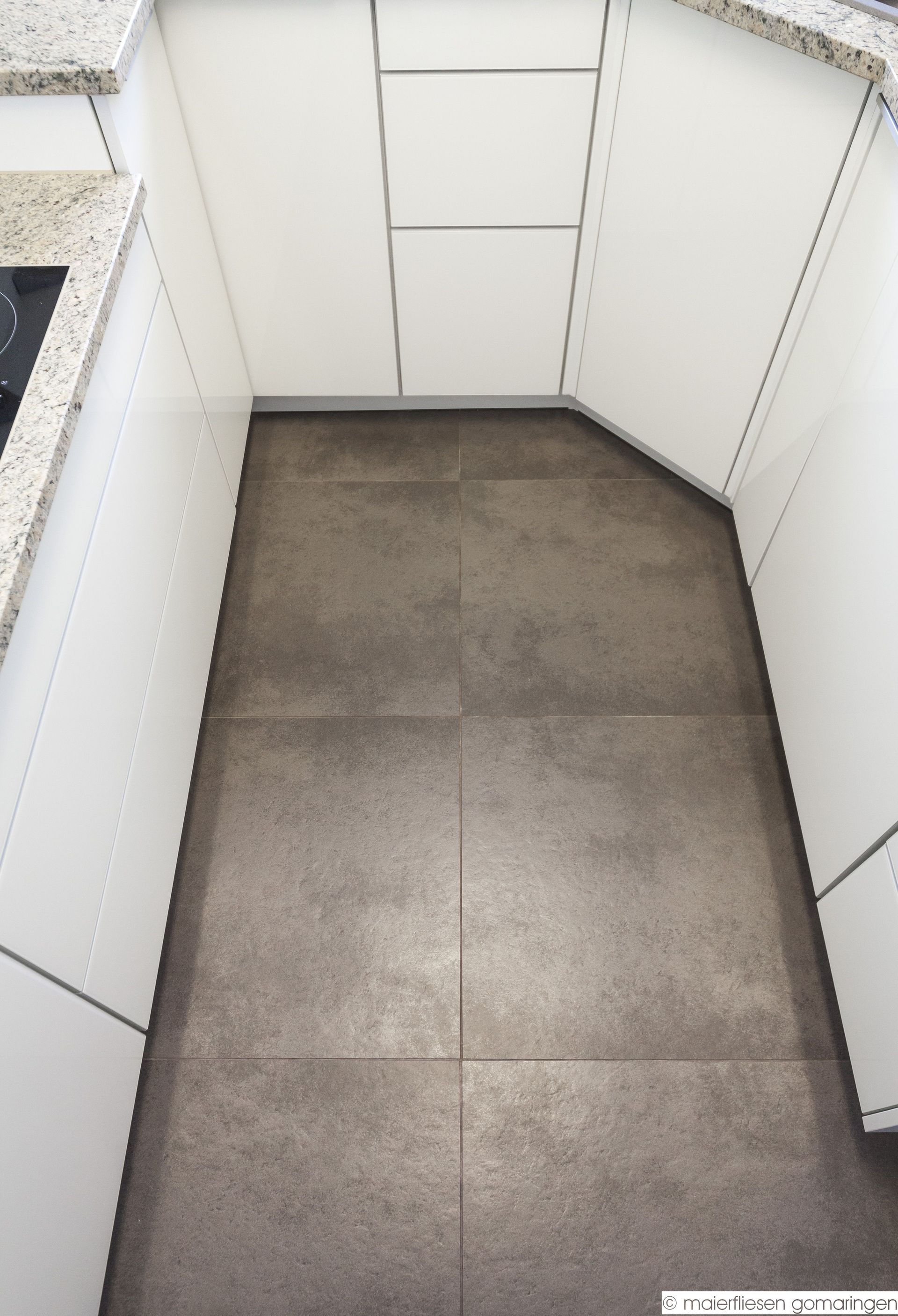 Kleine Küche groß in Szene gesetzt