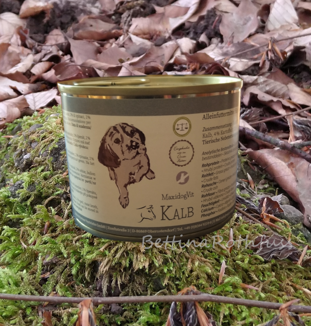 Feuchtfutter Nassfutter MaxidogVit Kalb