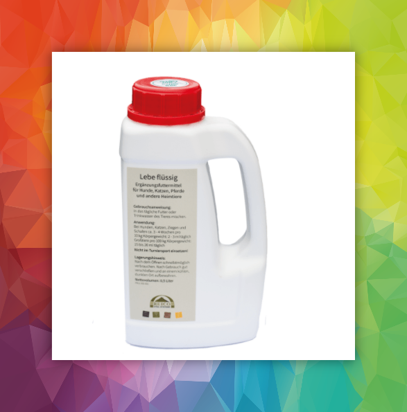 Lebe Flüssig allgemeine innere Reinigung Hund Katze Pferd Heimtiere Ziegen Schafe