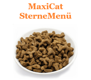 MaxiCat Sterne Menü Trockenfutter