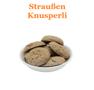 Straußen Knusperli Knabberspaß