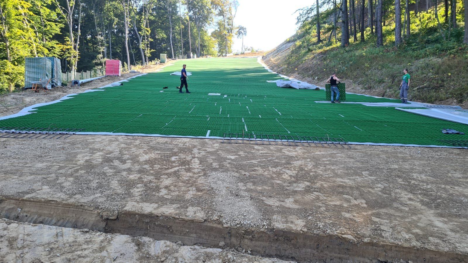 Alpine Dry Slope Area in Lemberg / Lviv