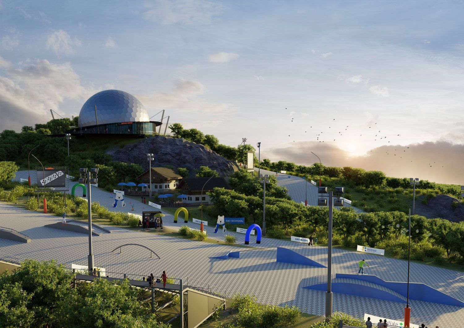 Slopestyle Park Slopetrax Gleitmatten