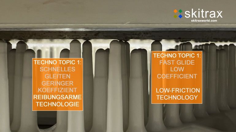 Techno Topic 1, Gleiteigenschaften, sliding factor - skitrax world