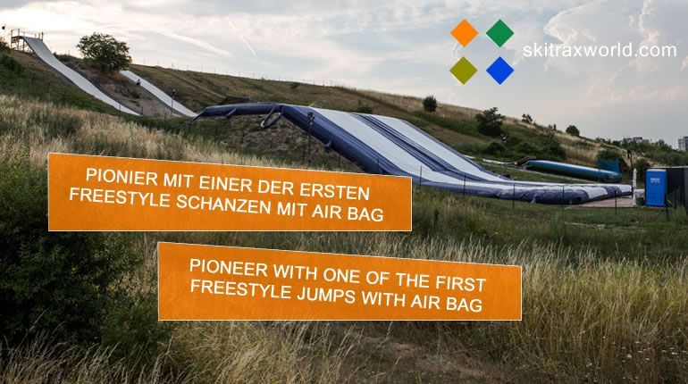 Freestyle park, air bag, jumping hill, slopetrax - skitrax world