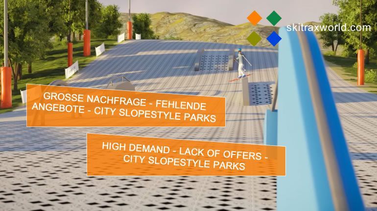 Slopestyle parks, obstacles - skitrax world