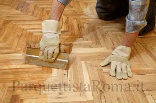 Stuccatura Parquet