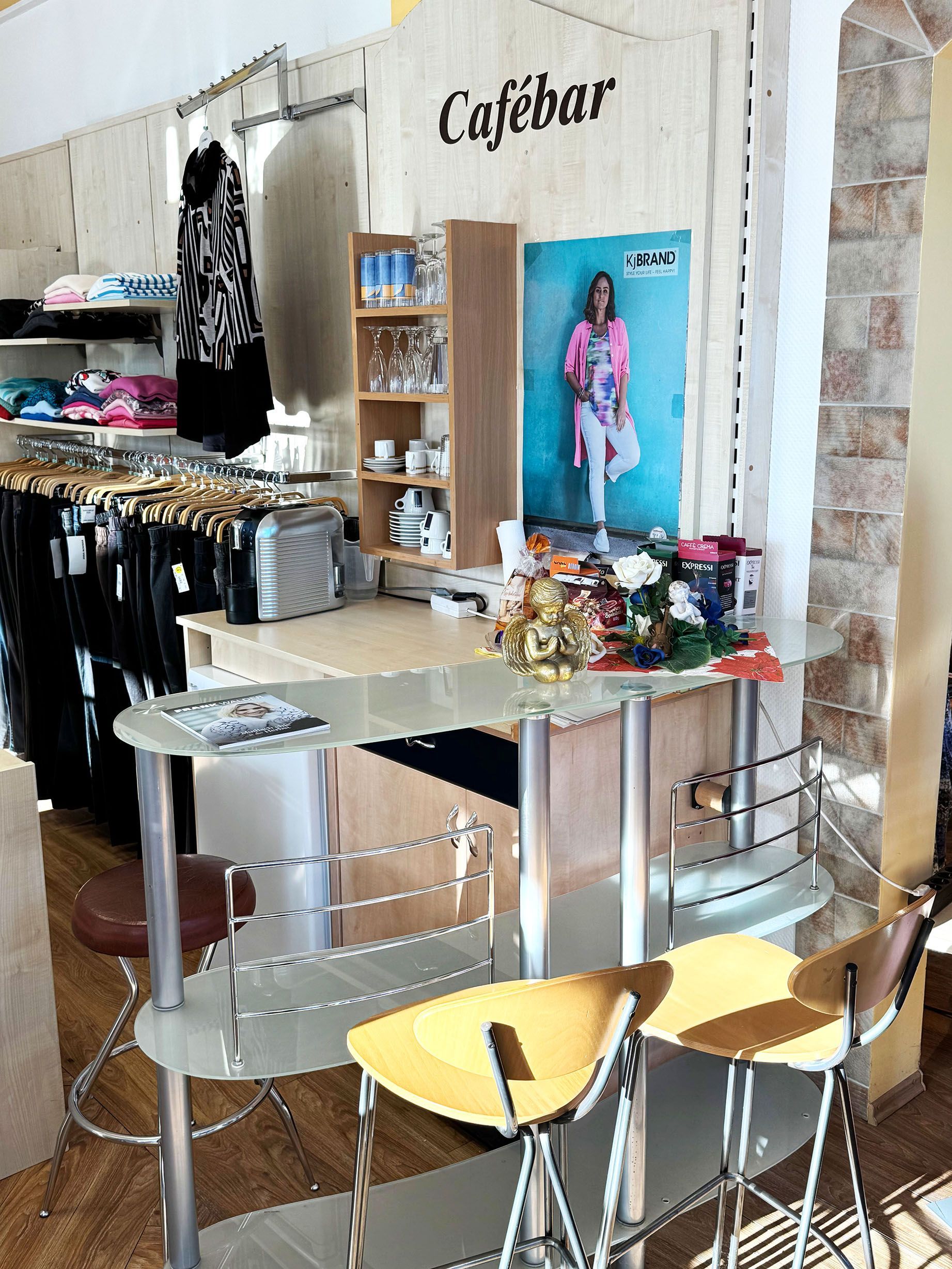 Die Cafébar von Modehaus Stegmann Dillingen