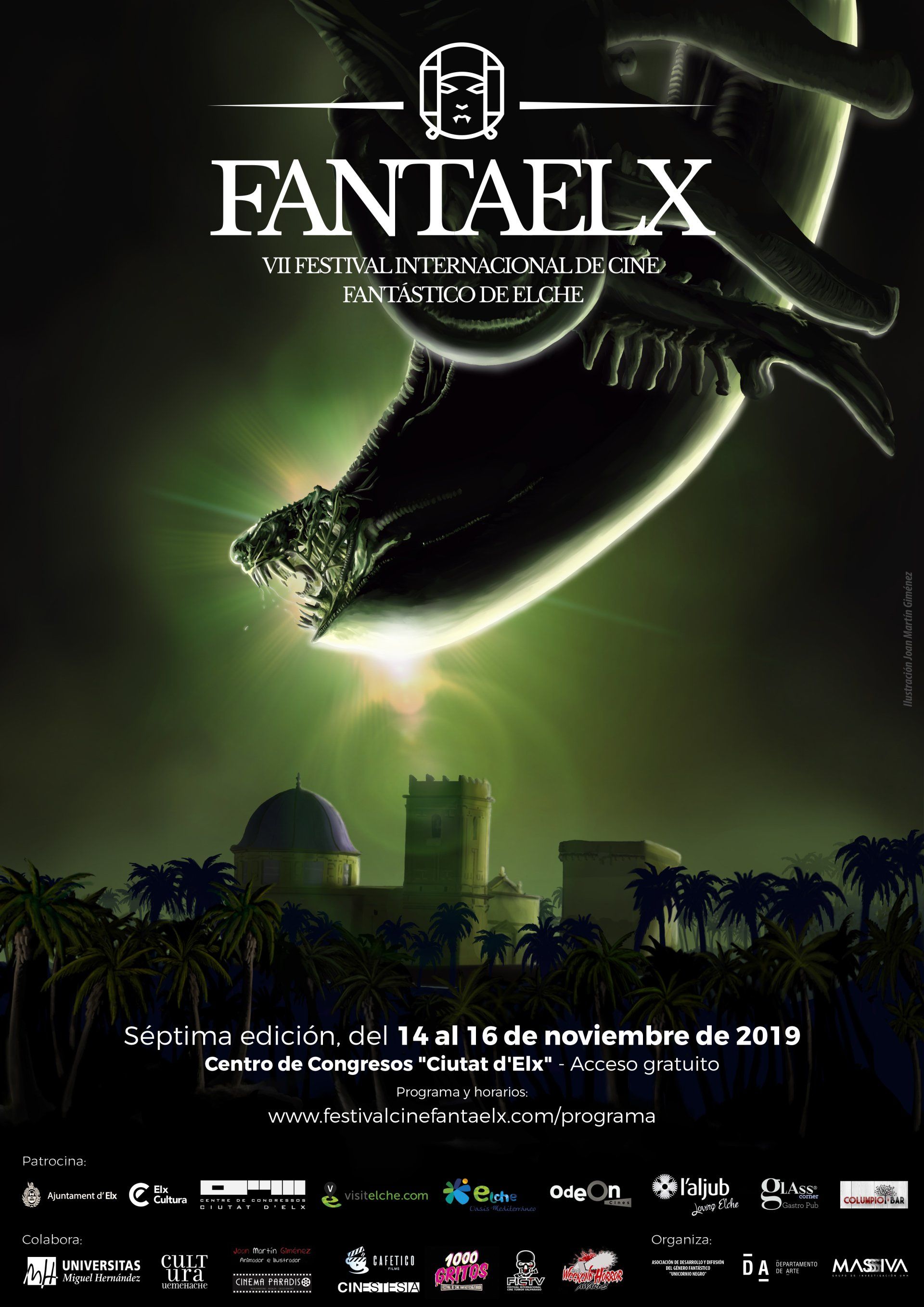 Tres días de cine fantástico en Elche. Vuelve FANTAELX en su séptima edición.