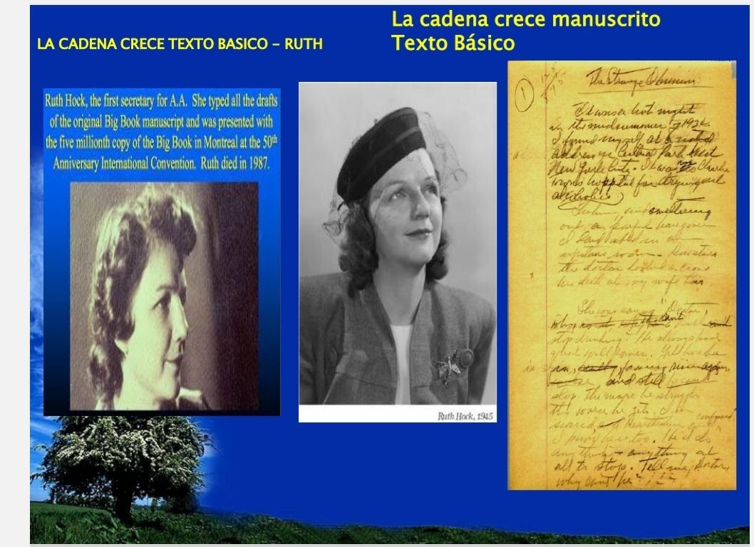 RUTH HOOK PRIMERA SECRETARIA DE A.A.