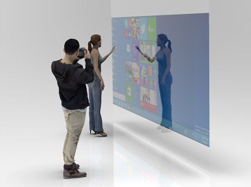 Vitrine interactive