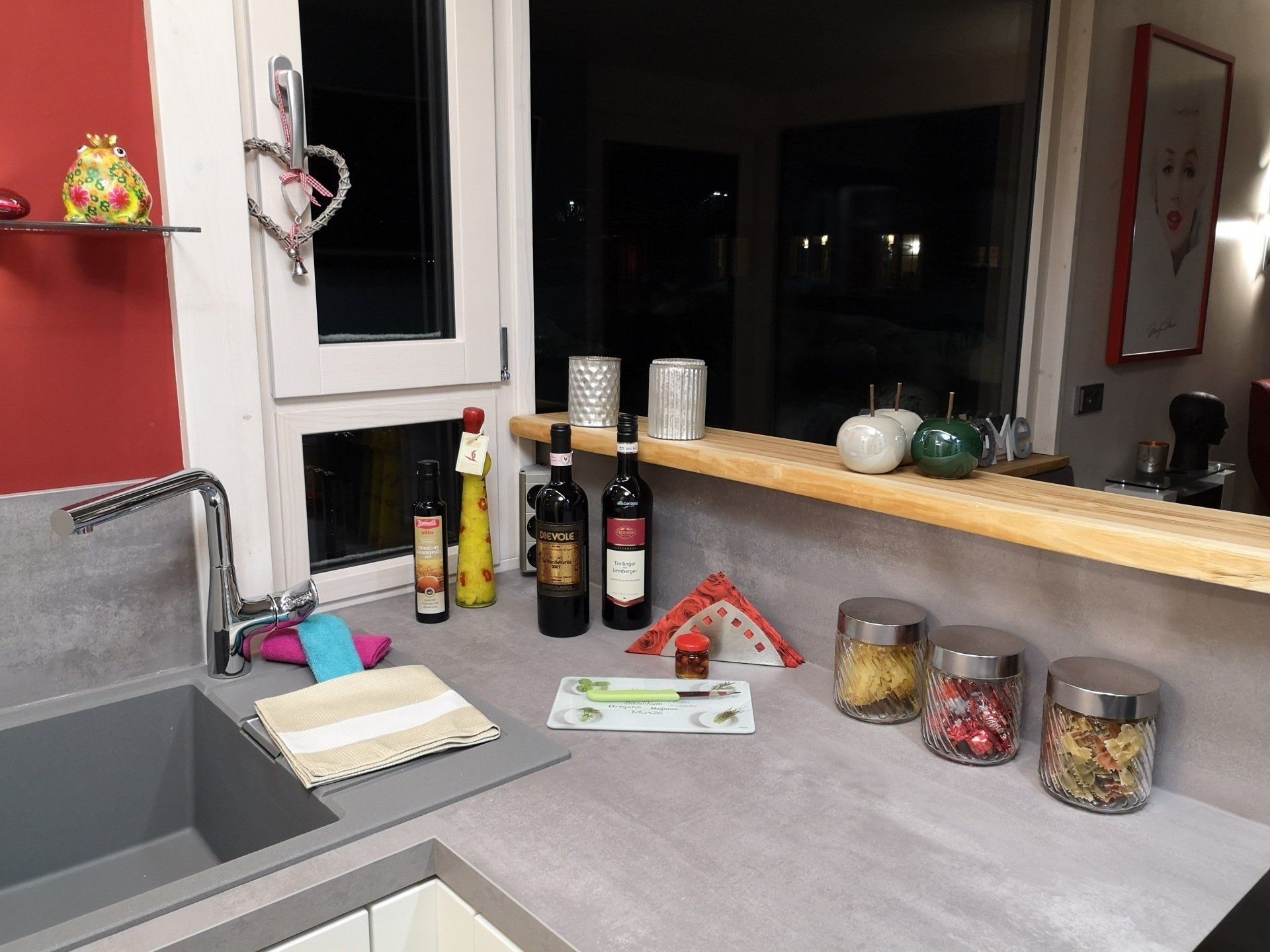 Die Einbauküche des QUBES.