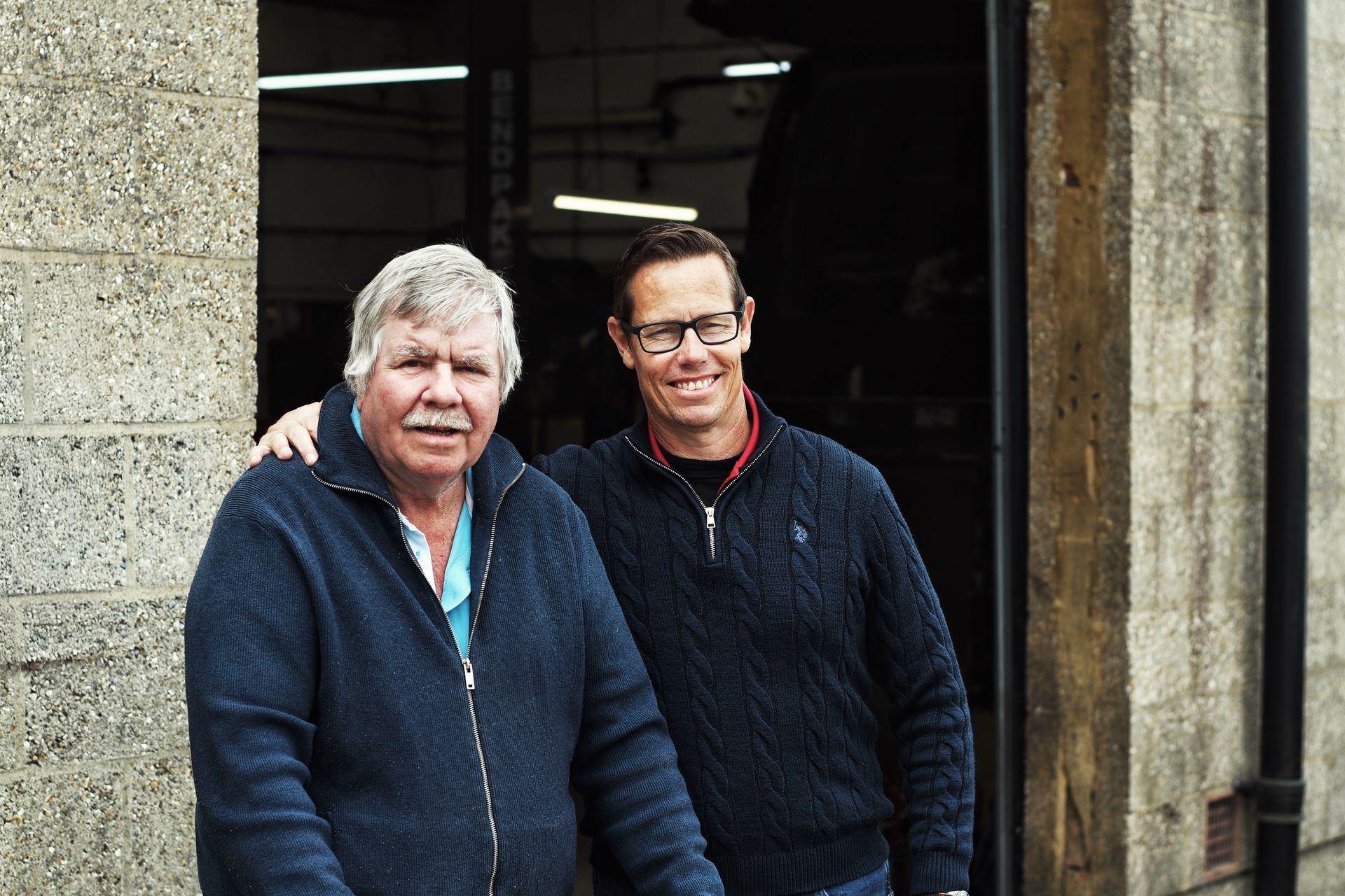 Keith Gott and Tyrone Gericke together