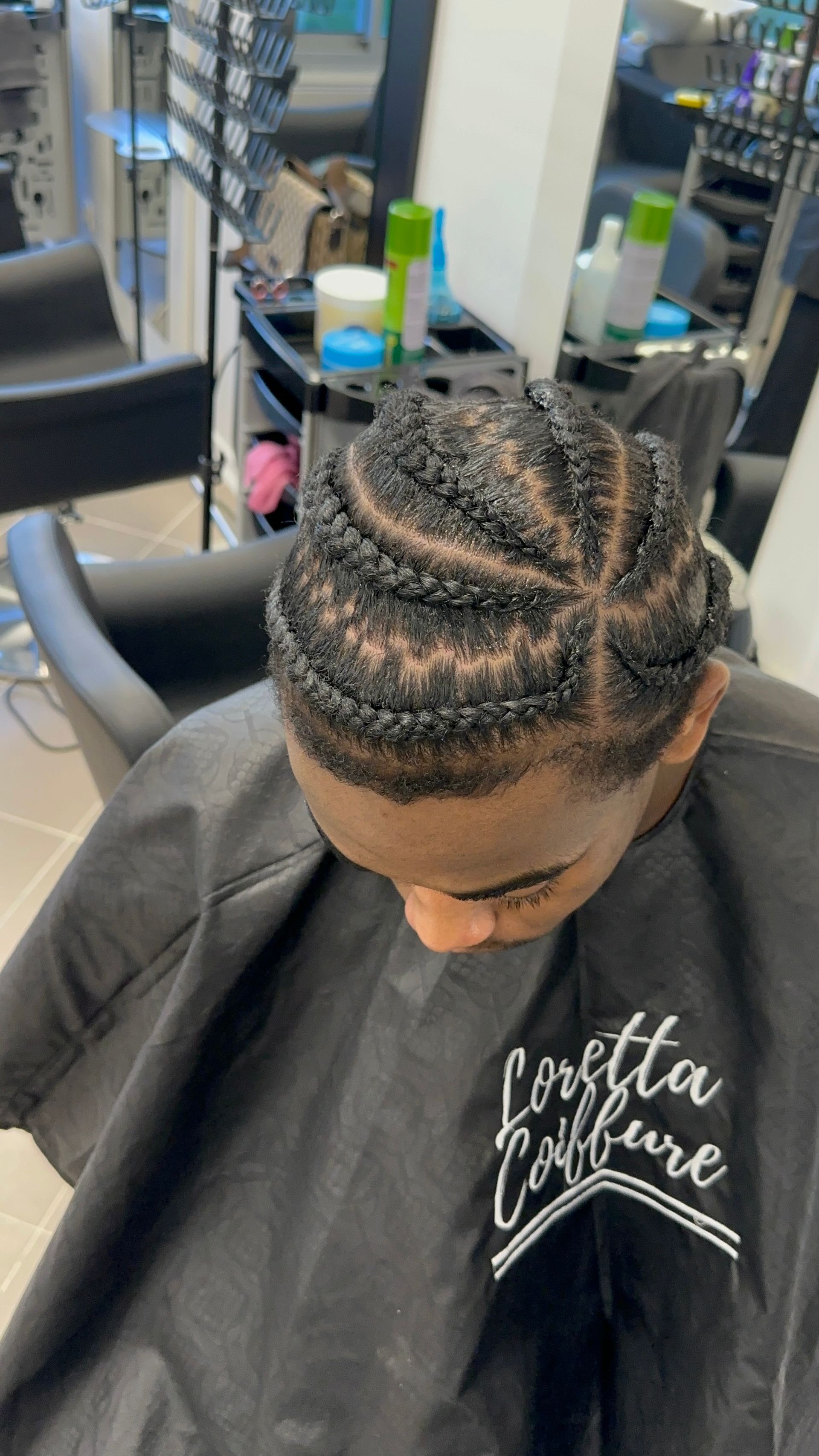 Loretta coiffure afro à saint-denis nattes collées