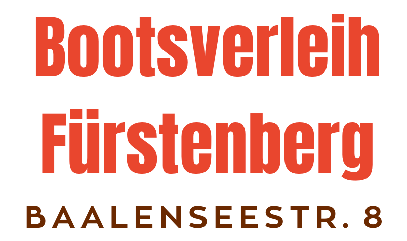 Tagesverleih für Sportboote rotes Wellenlogo für den Bootsverleih Fürstenberg